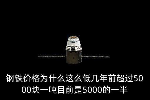 鋼鐵價(jià)格為什么這么低幾年前超過5000塊一噸目前是5000的一半