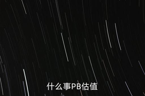 什么事PB估值