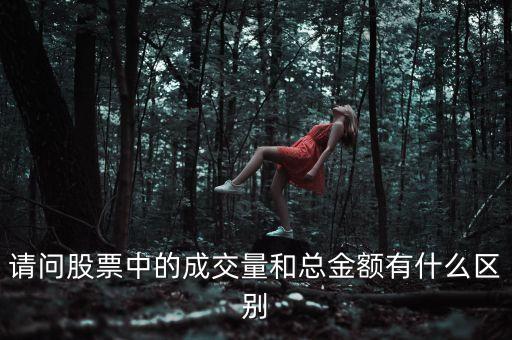 請(qǐng)問(wèn)股票中的成交量和總金額有什么區(qū)別