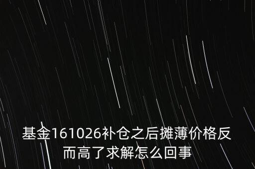 161026下折為什么顯示賺錢，富國(guó)國(guó)企改革基金161026下折是不是賠了