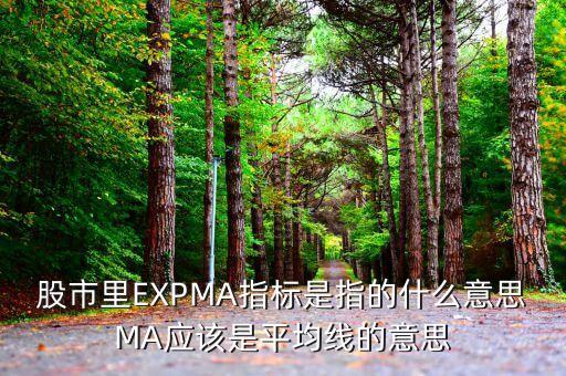 股市里EXPMA指標(biāo)是指的什么意思MA應(yīng)該是平均線(xiàn)的意思