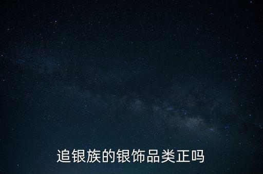 追銀族的銀飾品類(lèi)正嗎