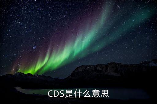 CDS是什么意思