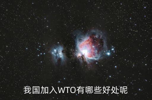 中國加入wto有什么好處，中國加入世界貿易組織能帶來什么好處