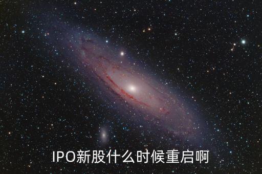 什么時候重啟ipo，IPO新股什么時候重啟啊