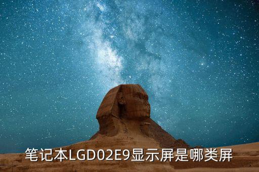 筆記本LGD02E9顯示屏是哪類屏