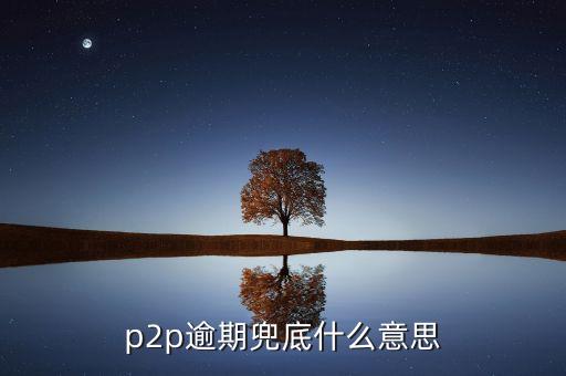 p2p逾期兜底什么意思