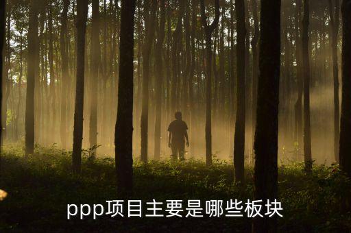 ppp板塊是什么，ppp項(xiàng)目主要是哪些板塊