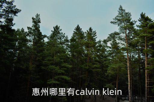 惠州哪里有calvin klein