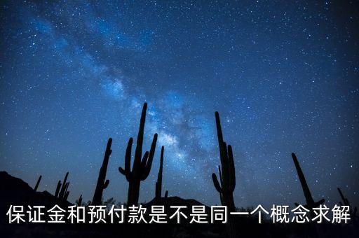 預付款保證金是什么，保證金是什么