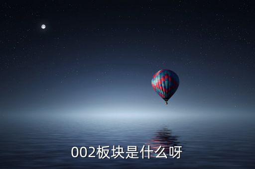 002板塊是什么呀