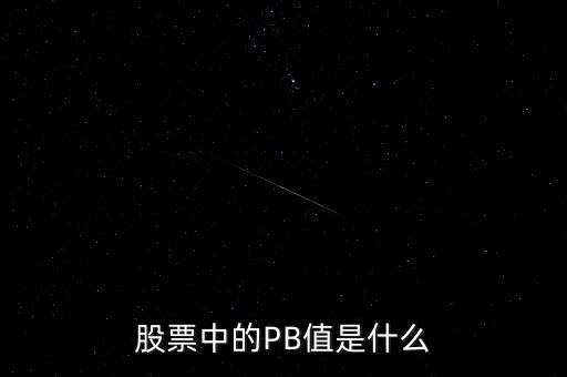 股票pb是什么，股市中的股脂pb是什么意思