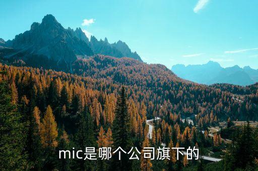 mic是哪個公司旗下的