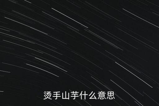 燙手山芋什么意思