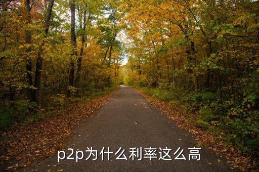 為什么p2p利率這么高，P2P收益為什么那么高