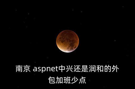 南京 aspnet中興還是潤和的外包加班少點(diǎn)