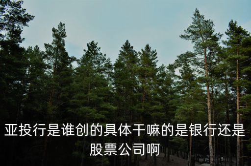 亞投行做什么的，亞投行是做什么的基礎(chǔ)建設(shè)投資又是指哪方面啊