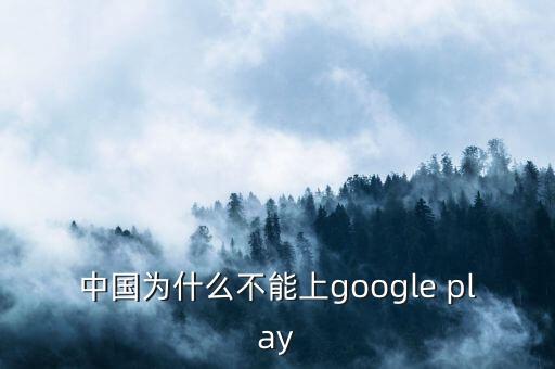 中國為什么不能上google play