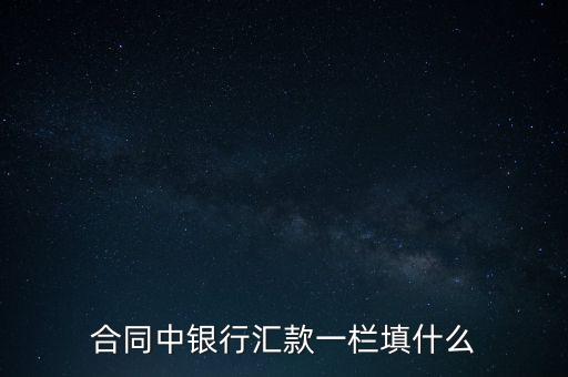 銀行匯款填什么，向農(nóng)業(yè)銀行匯款時(shí)需填寫(xiě)什么