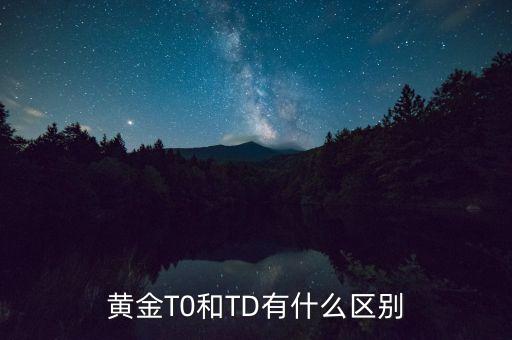 黃金td是什么，黃金T0和TD有什么區(qū)別