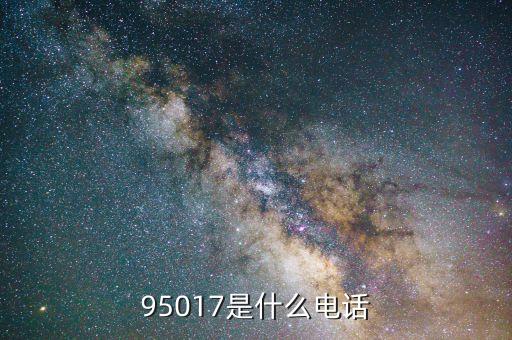 95017是什么電話