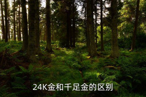 24K金和千足金的區(qū)別