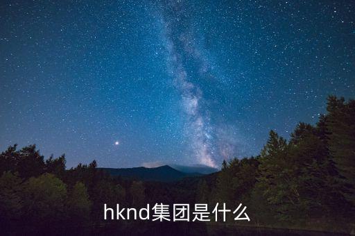 大利集團是什么公司，hknd集團是什么