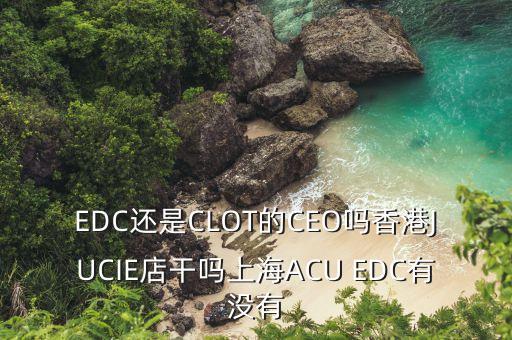 揚杰電子董事長梁勤以前干什么的，EDC還是CLOT的CEO嗎香港JUCIE店干嗎上海ACU EDC有沒有