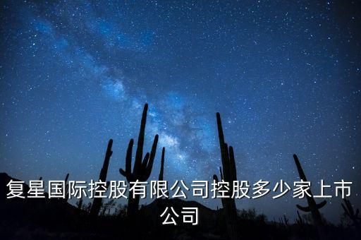 復(fù)星國際控股有限公司控股多少家上市公司