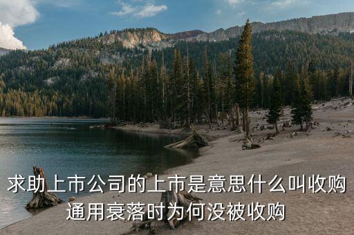 求助上市公司的上市是意思什么叫收購?fù)ㄓ盟ヂ鋾r為何沒被收購