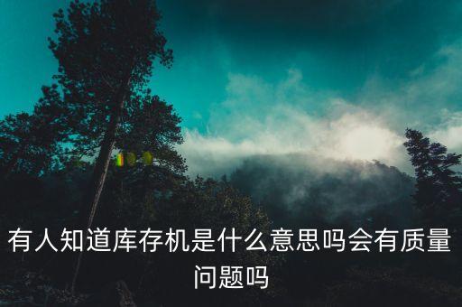 有人知道庫存機是什么意思嗎會有質(zhì)量問題嗎