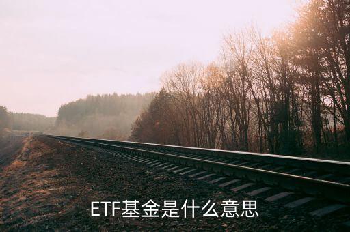 ETF基金是什么意思