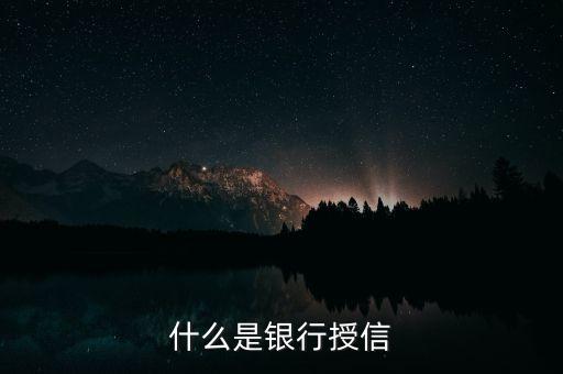 授信銀行名單是什么意思，什么是銀行授信