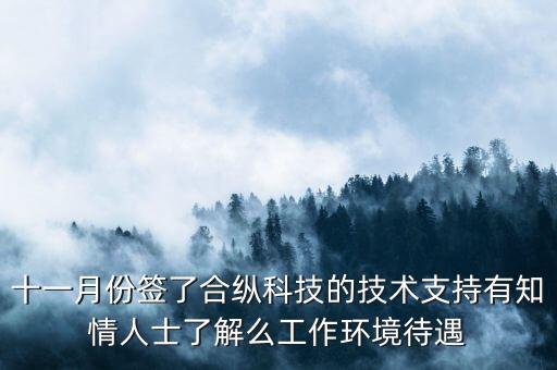 合縱科技是做什么的，合縱科技在那個開發(fā)區(qū)