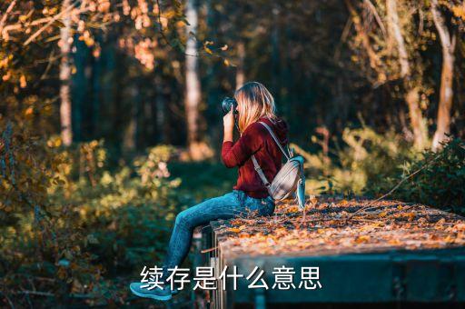 續(xù)存是什么意思