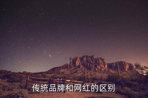 傳統(tǒng)品牌和網(wǎng)紅的區(qū)別