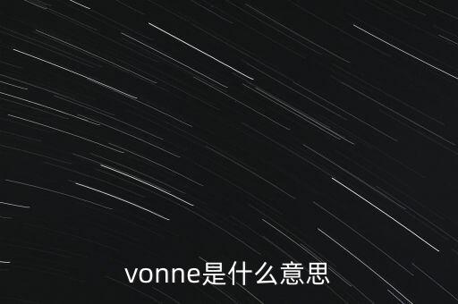 vidcon是什么，vonne是什么意思