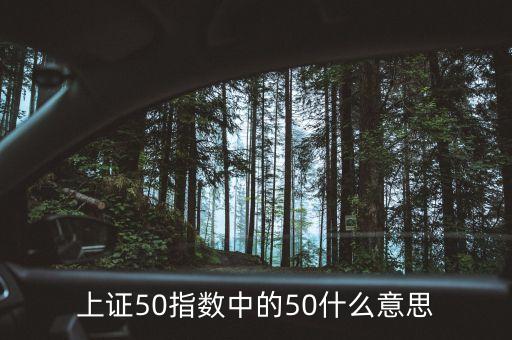 上證50指什么意思，上證50是什么意思還有什么800什么的是什么意思