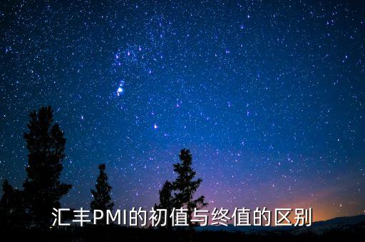 匯豐PMI的初值與終值的區(qū)別