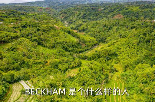 BECKHAM 是個(gè)什么樣的人