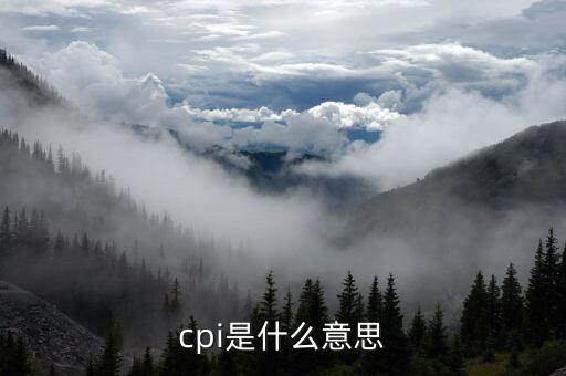 cpi是什么意思