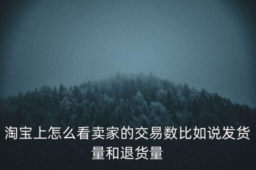 什么是賣家數(shù)，淘寶旺旺后臺下單賣家數(shù)和下單金額是什么意思