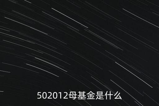 502012母基金是什么