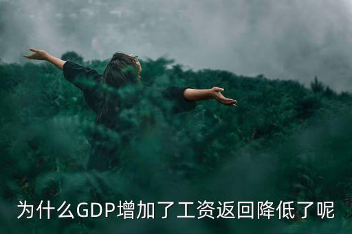 為什么gdp增高工資不高，為什么GDP每年都上升而老百姓的收入?yún)s入不