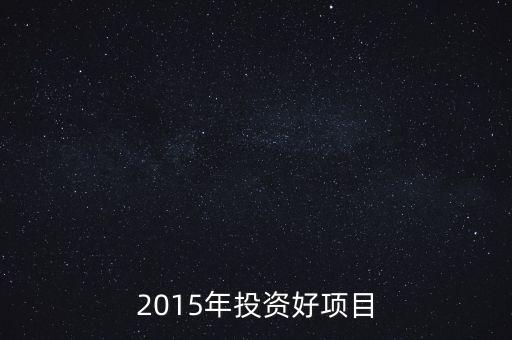 2015投資什么，2015年投資什么最賺錢