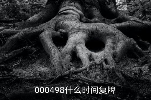 000498什么時間復牌