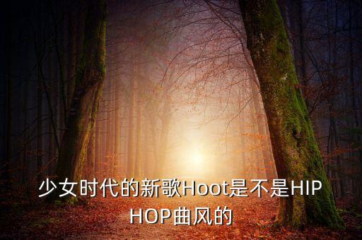 少女時代的新歌Hoot是不是HIPHOP曲風的