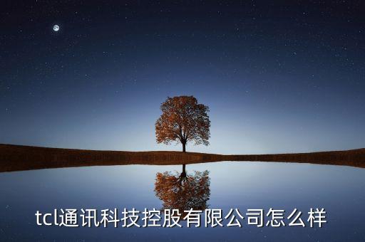 tcl通訊科技控股有限公司怎么樣