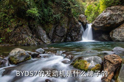 BYDS7的發(fā)動(dòng)機(jī)是什么牌子的