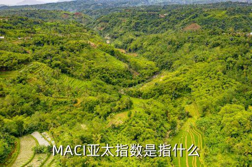 maci指數(shù)是什么，MACI亞太指數(shù)是指什么